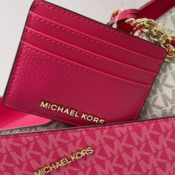 MICHAEL KORS
Large Pebbled Leather Card Holder Case
Electric Pink 
NWT - Picture 15 of 16